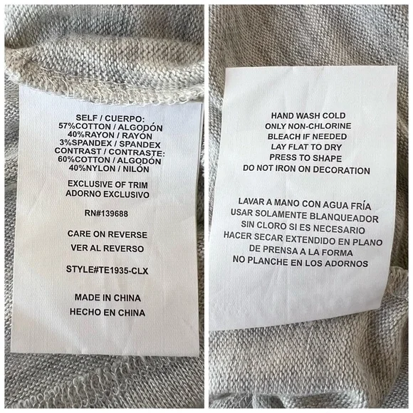 Altar’d State Lace Yoke Long Sleeve Knit Top Keyhole Back NWT - Picture 8 of 10